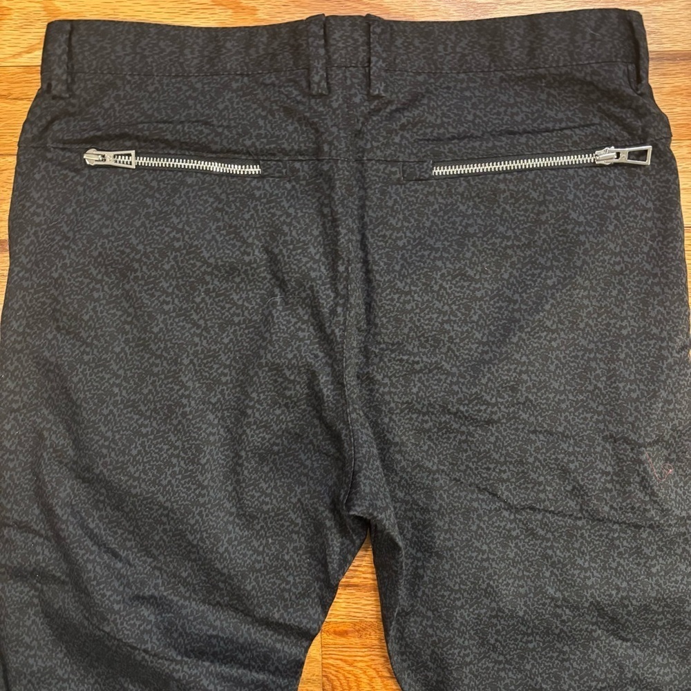 Calvin Klein Slim Stretch Pants Men’s Grey Black Size 30